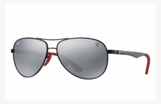 Ray Ban Scuderia Ferrari Collection Rb8313m F0096g - Ray-ban Rb8313m Black Pilot Sunglasses