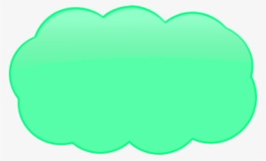 Pink Cloud Bubble Clip Art 1565340 - Green Thought Bubble Png