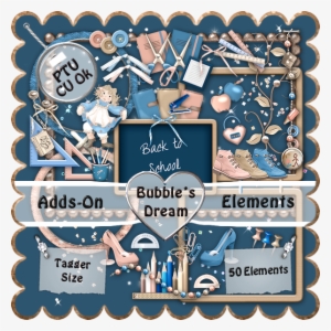 Back To School ~ Adds-on * Tagger / Cu Ok * [bubbles - Illustration