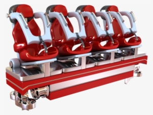 3d Asset Realistic Roller Coaster Seat - Roller Coaster Car Model