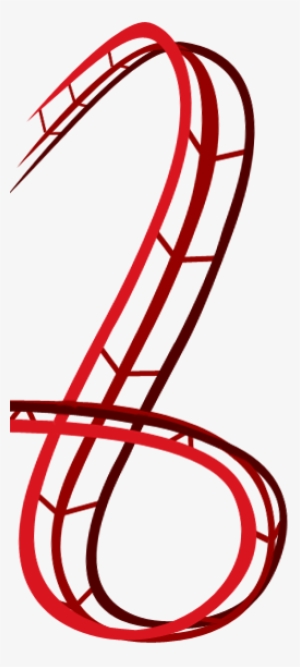 rollercoaster - red roller coaster png