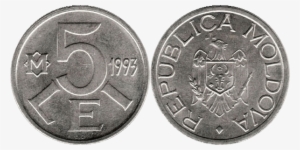 5 Lei Moldova - 1968 S Nickel Error