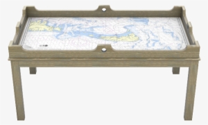 Fenwick Chart Table Driftwood - Plastic Lumber