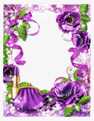 Frame For Purple Rose Clipart Purple Picture Frames - Picture Frame