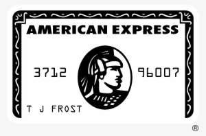 American Express 01 Logo Black And White - American Express Black And White