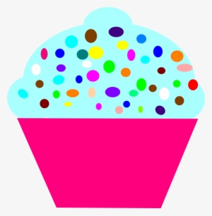 Cupcake Pink Clip Art At Clker - Cupcakes Cartoon