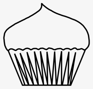Cupcake Clipart Black And White - Blank Cupcake Coloring Pages