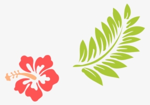 Vector Transparent Download Hibiscus Clip Art At Clker - Hawaiian Flower Clipart Png