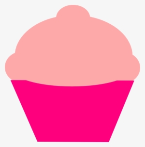 28 Collection Of Muffin Clipart Outline - Pink Cupcake Template