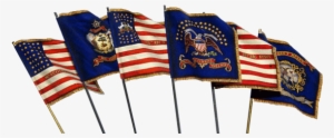 Flags Of The United States Army In The American Civil - Us Civil War Png