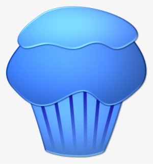 Blueberry Muffin Clipart Transparent - Blue Cupcake Clip Art