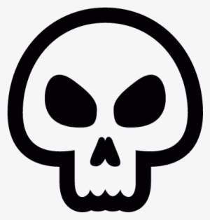 Angry Skull Vector - O Shaped Skull Png