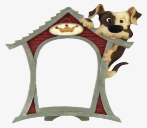 Transparent Stock Doghouse Clipart Dog Fence - Dog Photo Frame Png