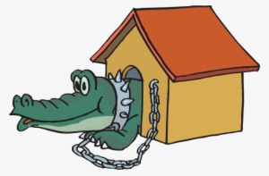 How To Set Use Alligator In Doghouse Svg Vector
