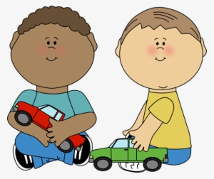 The First - Boys Playing Clipart
