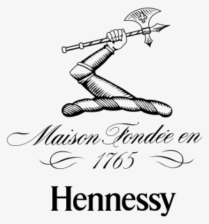 Hennessy Logo Black And White - Hennessy Logo