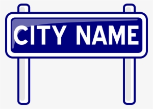 This Free Icons Png Design Of City Nameplate