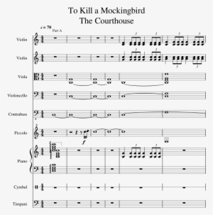 To Kill A Mockingbird The Courthouse Sheet Music 1 - Document