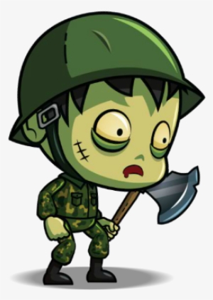Zombie Army Character Royalty Free Game Art - Texas