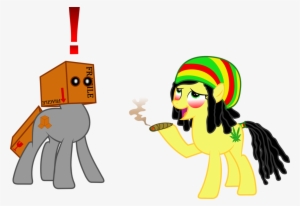 Smoking Clipart Png Tumblr - My Little Pony Smoking Weed