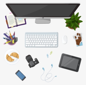 Royalty Free Download Desk Vector Office - Designers Desk Png