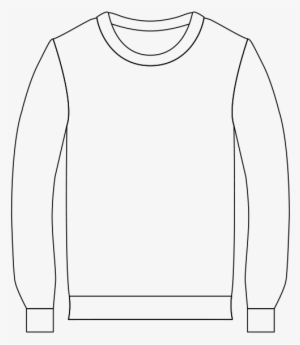 Sweater Technical Drawing At Getdrawings - Long-sleeved T-shirt