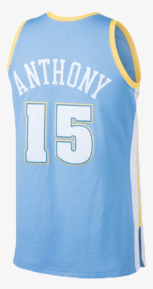 Denver Nuggets Carmelo Anthony Light Blue Swingman - Nuggets Carmelo Anthony Jersey