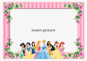 Disney Princess Frame Png Clipart Ariel Disney Princess - Disney Princesses A4