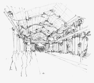 Miyazaki Drawing Architecture Png Transparent Download - Drawing