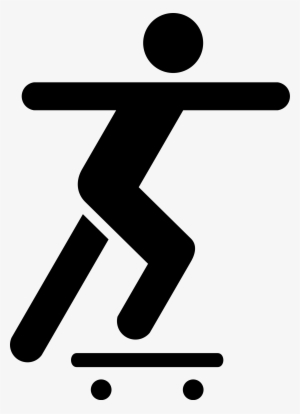 Jpg Freeuse Stock File Skate Pictogram Wikimedia Commons - Skateboarding Symbol