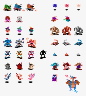 File - Dragon Warrior - Nes - Graphics - Monsters - Sprite