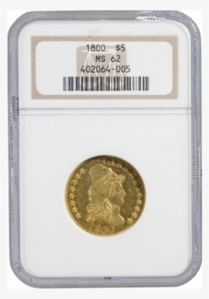 Ngc Ms62 1800 Gold $5 Turban Head - Gold