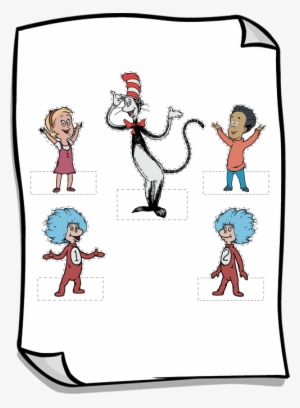 Write - Cat In The Hat Finger Puppets