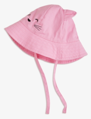 Sun Hat With Cat Pink - Bonnet