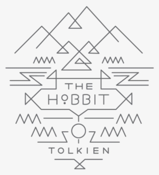 Line Craft Logos - Typographic Book Cover Of Hobbit