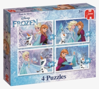 Disney Frozen 4in1 Puzzle - Paper Magic 32 Count Valentines (frozen)