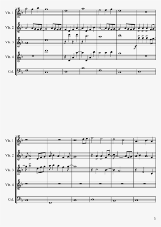 Overture Sheet Music Composed By Jinxx 3 Of 5 Pages - Overture Black Veil Brides Notes