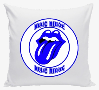 Rolling Stones Circle Emblem Tongue Pillow - Rolling Stones Tongue