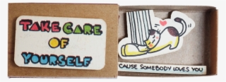 Take Care Of Yourself Matchbox - Duck