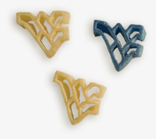 West Virginia Wv Logo Pasta Shapes - Cookies And Crackers