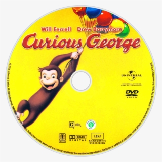 Curious George Dvd Disc Image - Curious George Full Screen Dvd