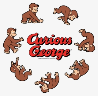 Curious George Rolling Fun Der Juniors T-shirt - Curious George/rolling Fun Der Junior Sheer