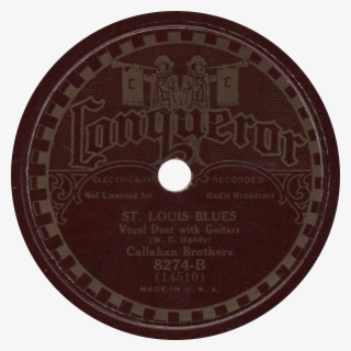 Louis Blues, Recorded January 2, 1934 By The Callahan - Circle