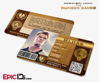 The Hunger Games Inspired Panem District 1 Identification - Hunger Games The Peacekeepers
