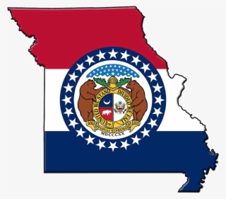 Missouri State Flag Map