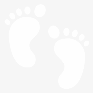 White Baby Footprints Png