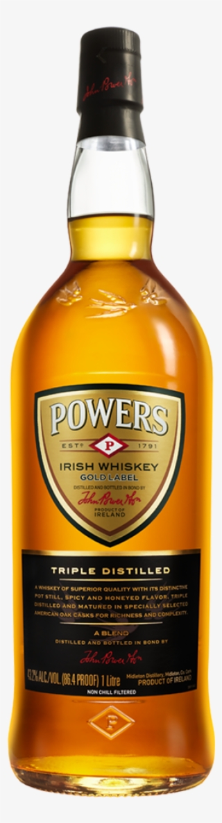 Gold Label - Powers Gold Label Blended Irish Whiskey 1 Litre (100cl)