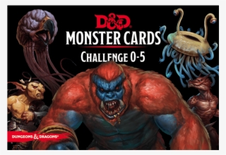 Dungeons & Dragons - D&d Monster Cards Challenge 0 5