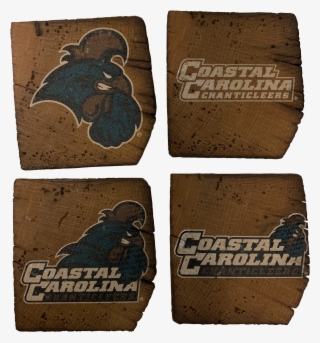 Coastal Carolina University Reclaimed Barn Beam Coaster