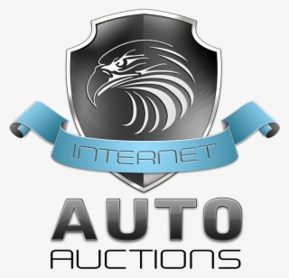 Internet Auto Auction Vector Logo Design Service - Gold Eagle